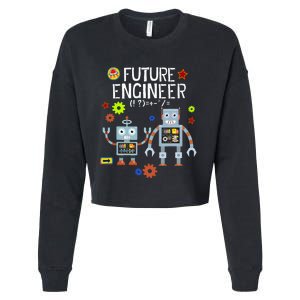 Future Engineer Robotics Robot Costume For Adults & Kids Cropped Pullover Crew