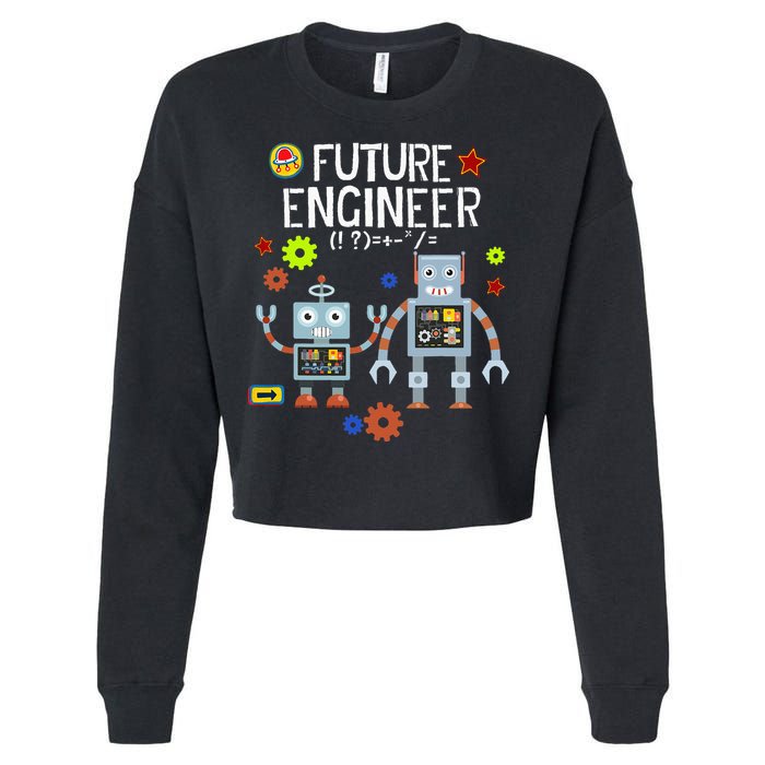 Future Engineer Robotics Robot Costume For Adults & Kids Cropped Pullover Crew