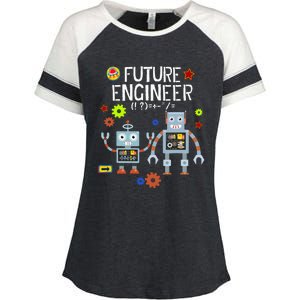 Future Engineer Robotics Robot Costume For Adults & Kids Enza Ladies Jersey Colorblock Tee