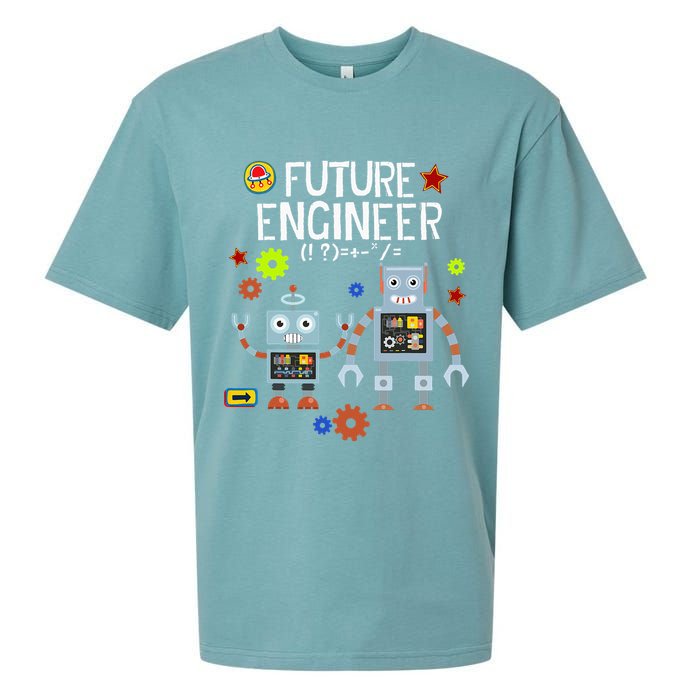 Future Engineer Robotics Robot Costume For Adults & Kids Sueded Cloud Jersey T-Shirt