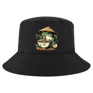 Frog Eating Ramen Kawaii Neko Japanese Noodles Anime Lovers Cool Comfort Performance Bucket Hat