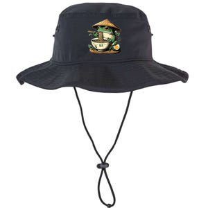 Frog Eating Ramen Kawaii Neko Japanese Noodles Anime Lovers Legacy Cool Fit Booney Bucket Hat