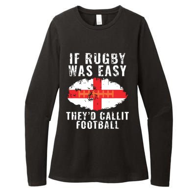 Funny England Rugby The Lions Womens CVC Long Sleeve Shirt