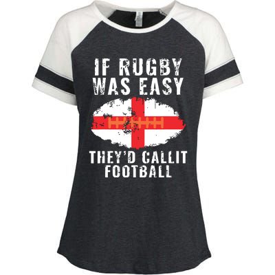 Funny England Rugby The Lions Enza Ladies Jersey Colorblock Tee