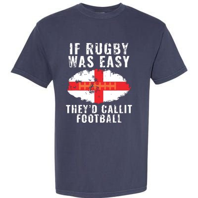 Funny England Rugby The Lions Garment-Dyed Heavyweight T-Shirt