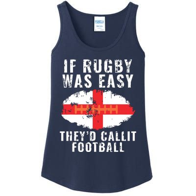 Funny England Rugby The Lions Ladies Essential Tank