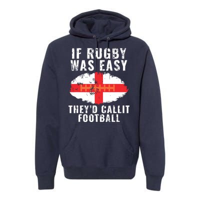 Funny England Rugby The Lions Premium Hoodie