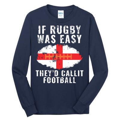 Funny England Rugby The Lions Tall Long Sleeve T-Shirt