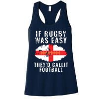 Funny England Rugby The Lions Women's Racerback Tank