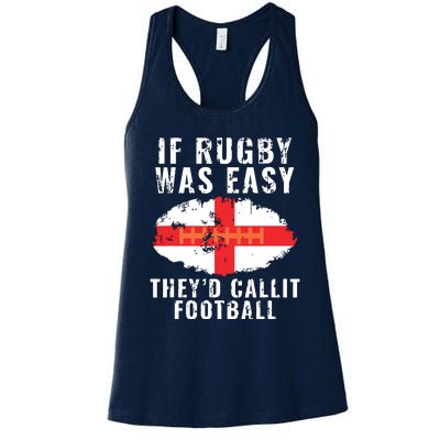 Funny England Rugby The Lions Women's Racerback Tank