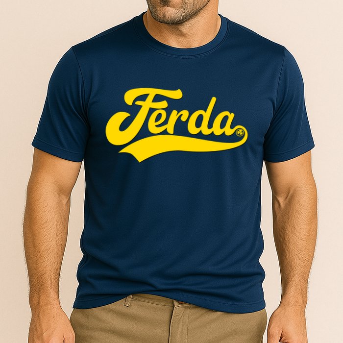Ferda Logo Hockey Irish Cooling Performance Crew T-Shirt