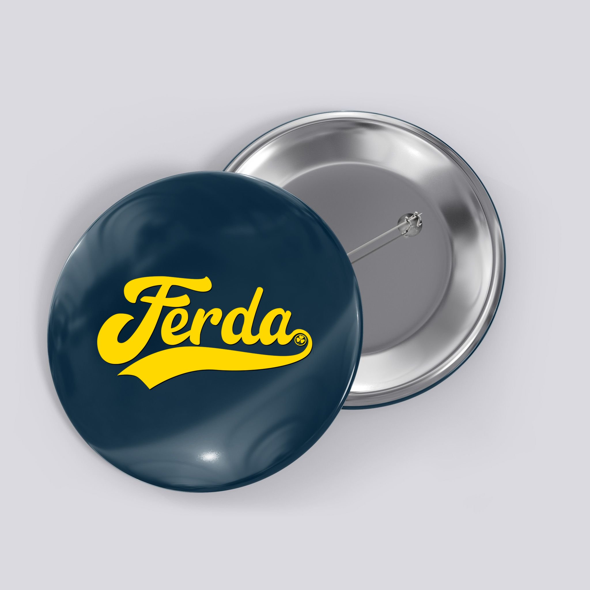 Ferda Logo Hockey Irish Button