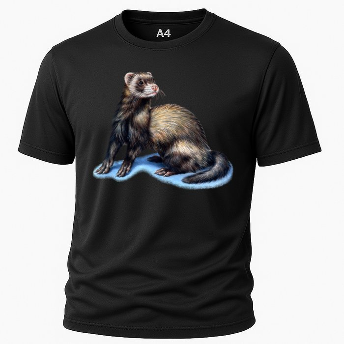 Ferret Wildlife Cooling Performance Crew T-Shirt