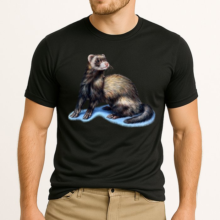 Ferret Wildlife Cooling Performance Crew T-Shirt
