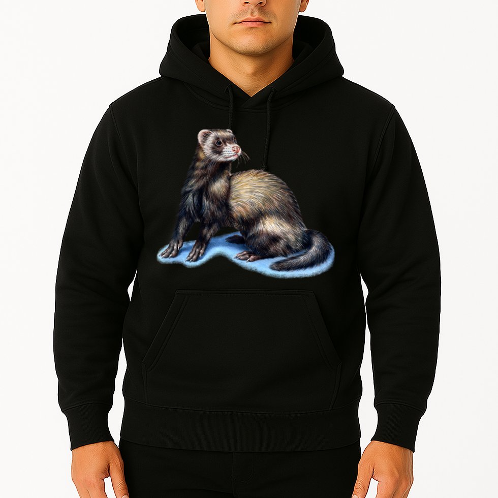 Ferret Wildlife Hoodie