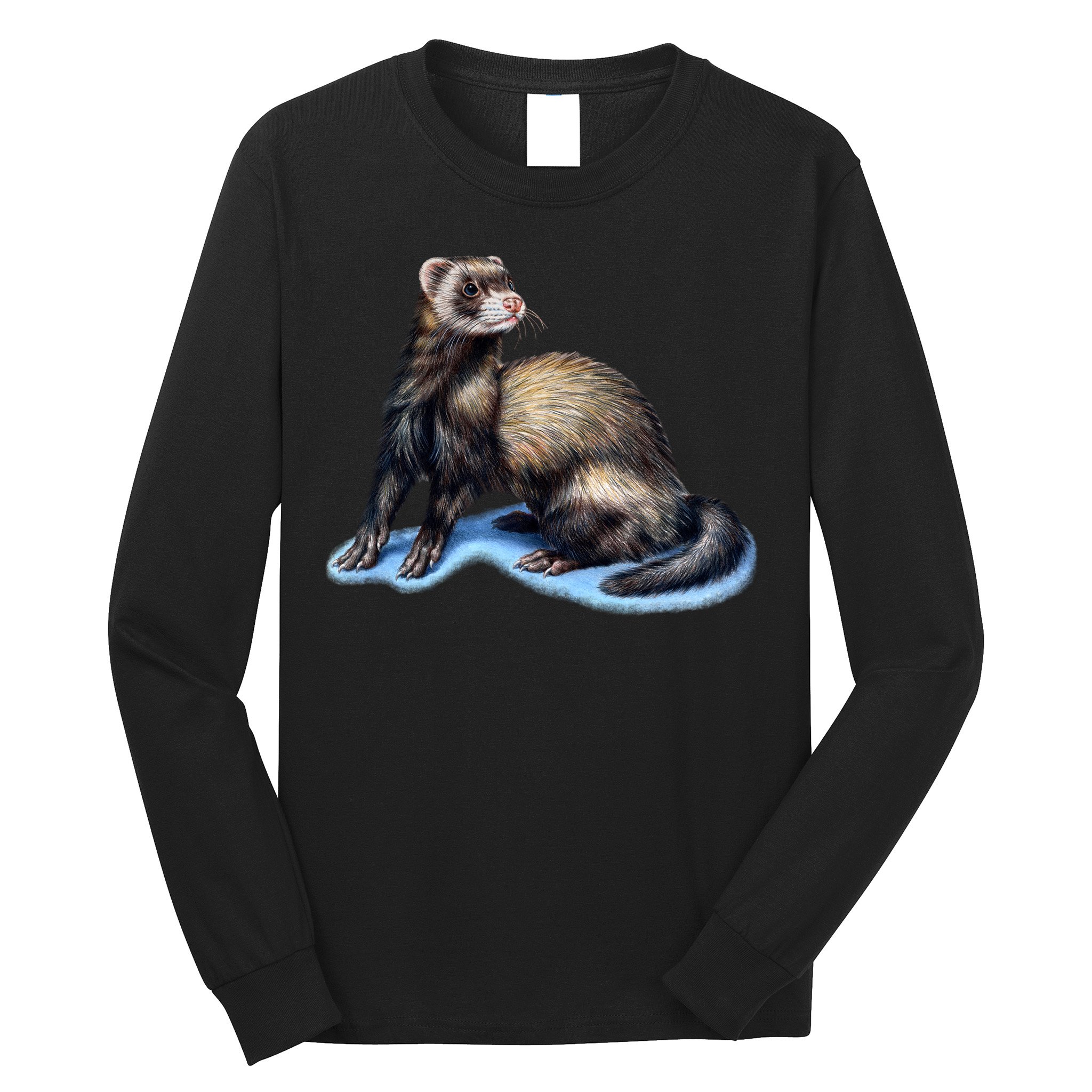 Ferret Wildlife Long Sleeve Shirt