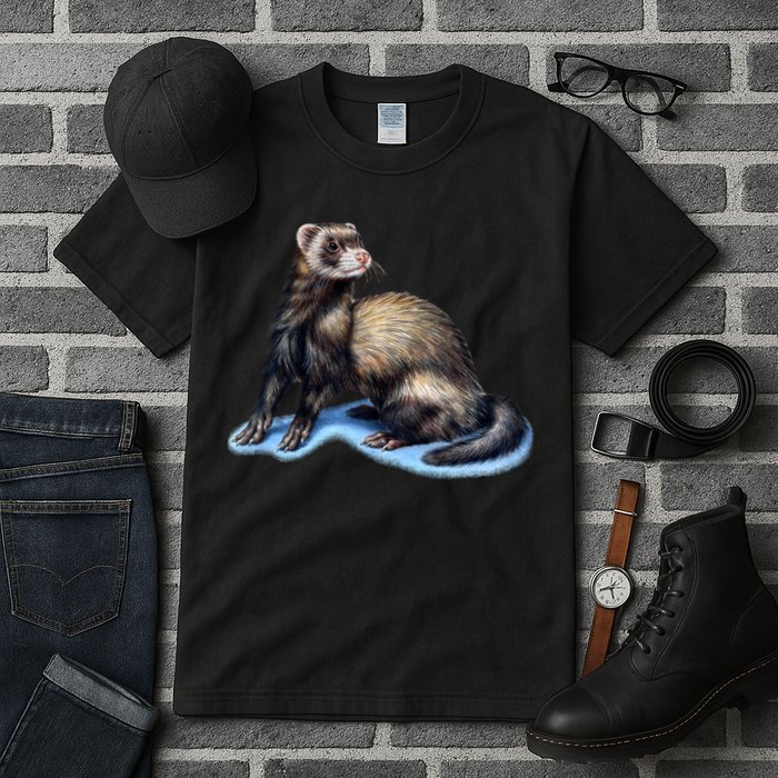 Ferret Wildlife Tall T-Shirt