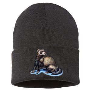 Ferret Wildlife Sustainable Knit Beanie