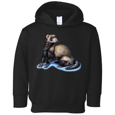Ferret Wildlife Toddler Hoodie