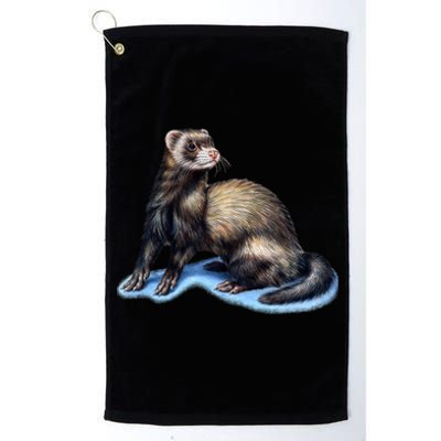 Ferret Wildlife Platinum Collection Golf Towel