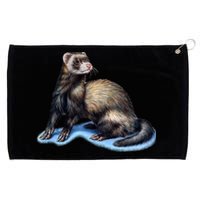 Ferret Wildlife Grommeted Golf Towel