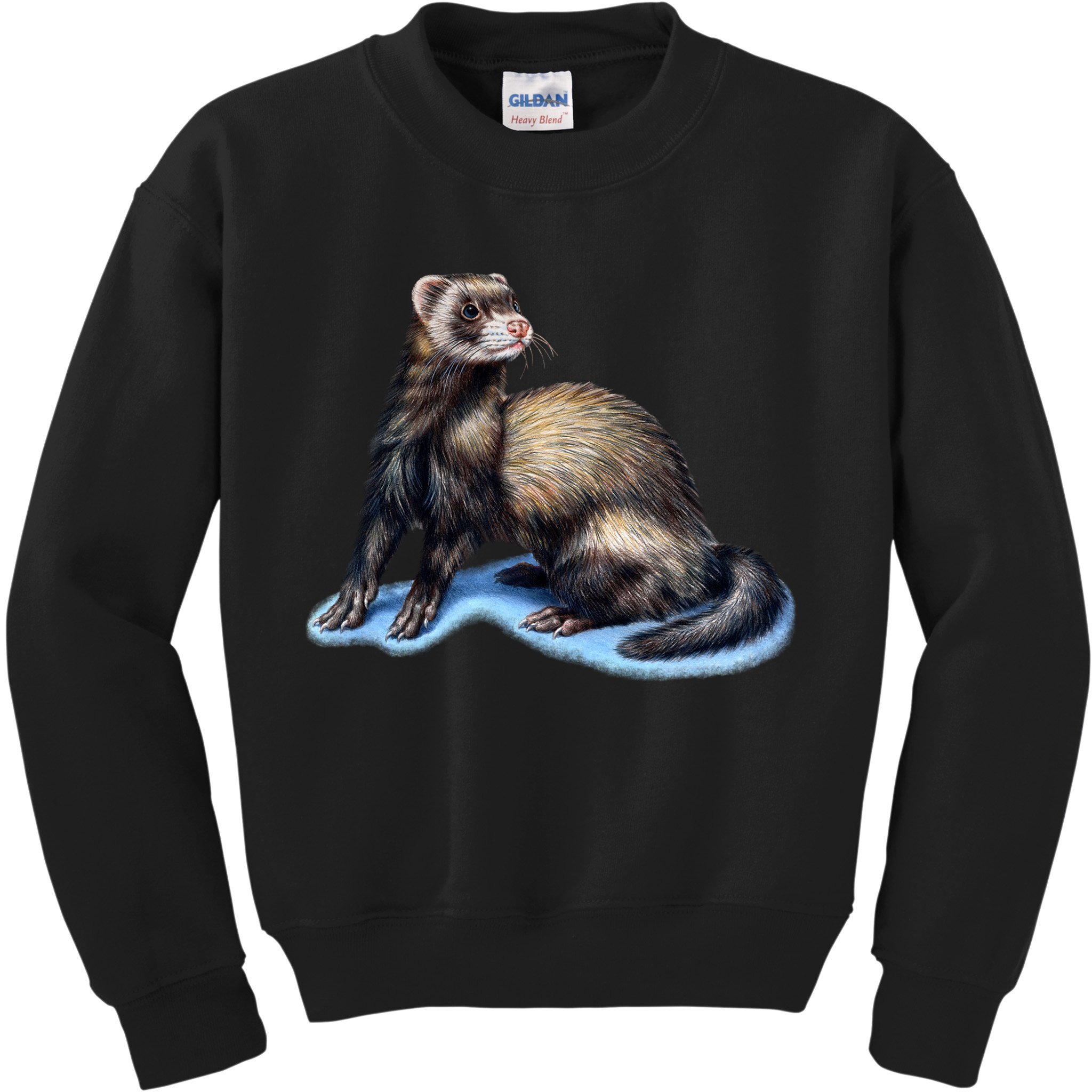 Ferret Wildlife Kids Sweatshirt