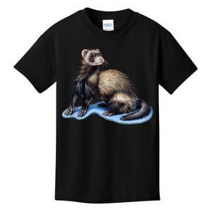 Ferret Wildlife Kids T-Shirt