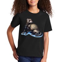 Ferret Wildlife Kids T-Shirt