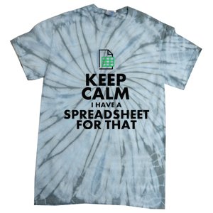 Funny Excel Spreadsheets Lover Gift Accountant Tie-Dye T-Shirt