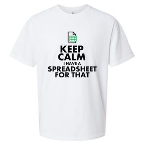 Funny Excel Spreadsheets Lover Gift Accountant Sueded Cloud Jersey T-Shirt