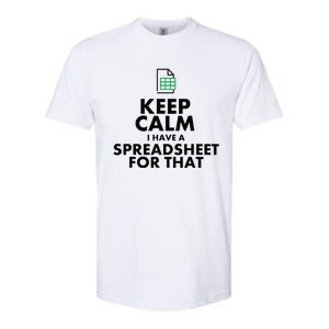 Funny Excel Spreadsheets Lover Gift Accountant Softstyle CVC T-Shirt