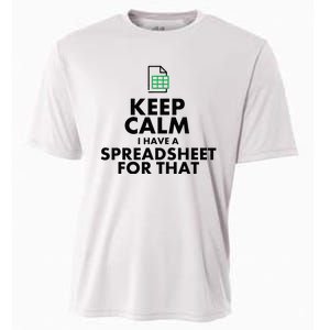 Funny Excel Spreadsheets Lover Gift Accountant Cooling Performance Crew T-Shirt