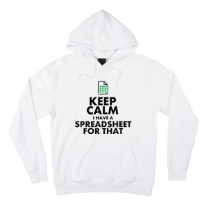 Funny Excel Spreadsheets Lover Gift Accountant Hoodie