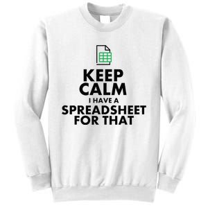 Funny Excel Spreadsheets Lover Gift Accountant Sweatshirt