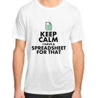 Funny Excel Spreadsheets Lover Gift Accountant Adult ChromaSoft Performance T-Shirt