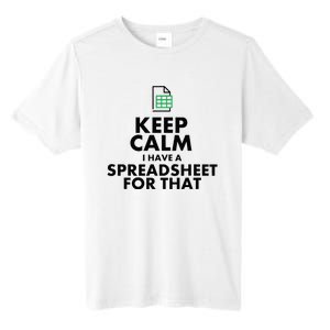 Funny Excel Spreadsheets Lover Gift Accountant Tall Fusion ChromaSoft Performance T-Shirt