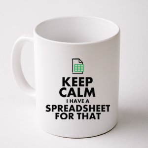 Funny Excel Spreadsheets Lover Gift Accountant Coffee Mug