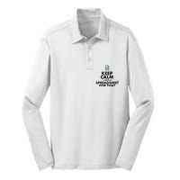 Funny Excel Spreadsheets Lover Gift Accountant Silk Touch Performance Long Sleeve Polo