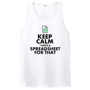 Funny Excel Spreadsheets Lover Gift Accountant PosiCharge Competitor Tank