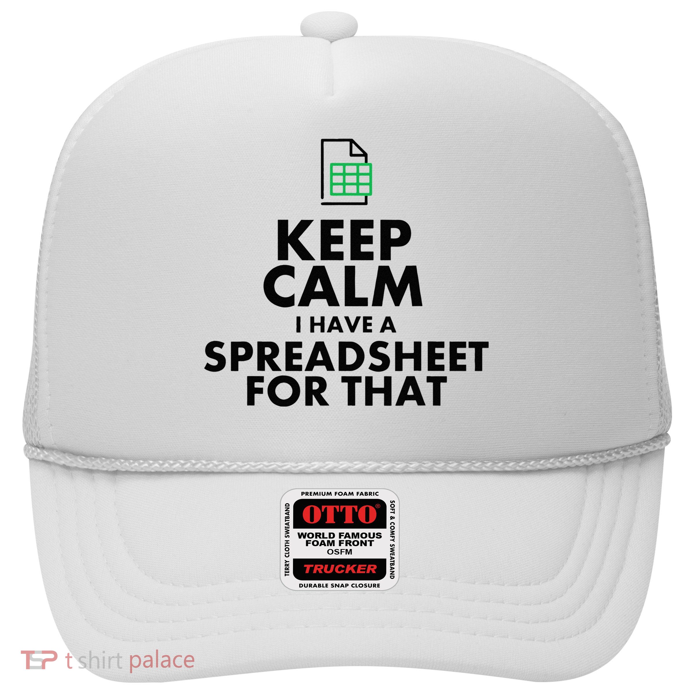 Funny Excel Spreadsheets Lover Gift Accountant Trucker Hat