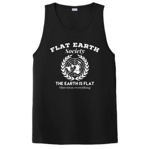 Flat Earth Society Question Everything Flat Earth Gift PosiCharge Competitor Tank