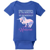 Funny Ehlersgiftdanlos Syndrome Awareness Unicorn Lover Humor Gift Baby Bodysuit