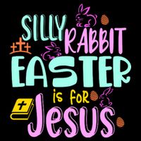 Funny Easter Sunday Silly Rabbit Easter Is For Jesus Impact Tech Backpack