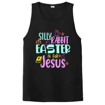 Funny Easter Sunday Silly Rabbit Easter Is For Jesus PosiCharge Competitor Tank