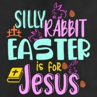Funny Easter Sunday Silly Rabbit Easter Is For Jesus Microfiber Hand Towel