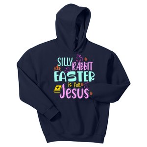 Funny Easter Sunday Silly Rabbit Easter Is For Jesus Kids Hoodie