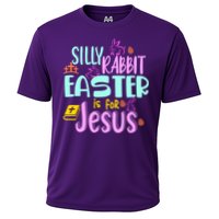 Funny Easter Sunday Silly Rabbit Easter Is For Jesus Cooling Performance Crew T-Shirt