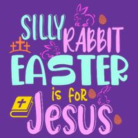 Funny Easter Sunday Silly Rabbit Easter Is For Jesus Trucker Hat