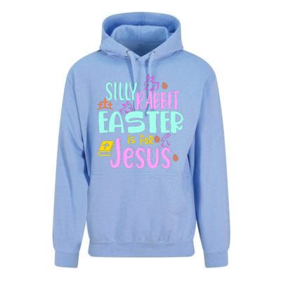 Funny Easter Sunday Silly Rabbit Easter Is For Jesus Unisex Surf Hoodie