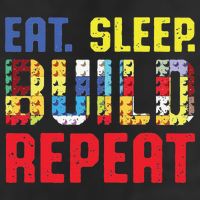 Funny Eat Sleep Build Repeat Building Funny Builders Cool Comfort Performance Bucket Hat